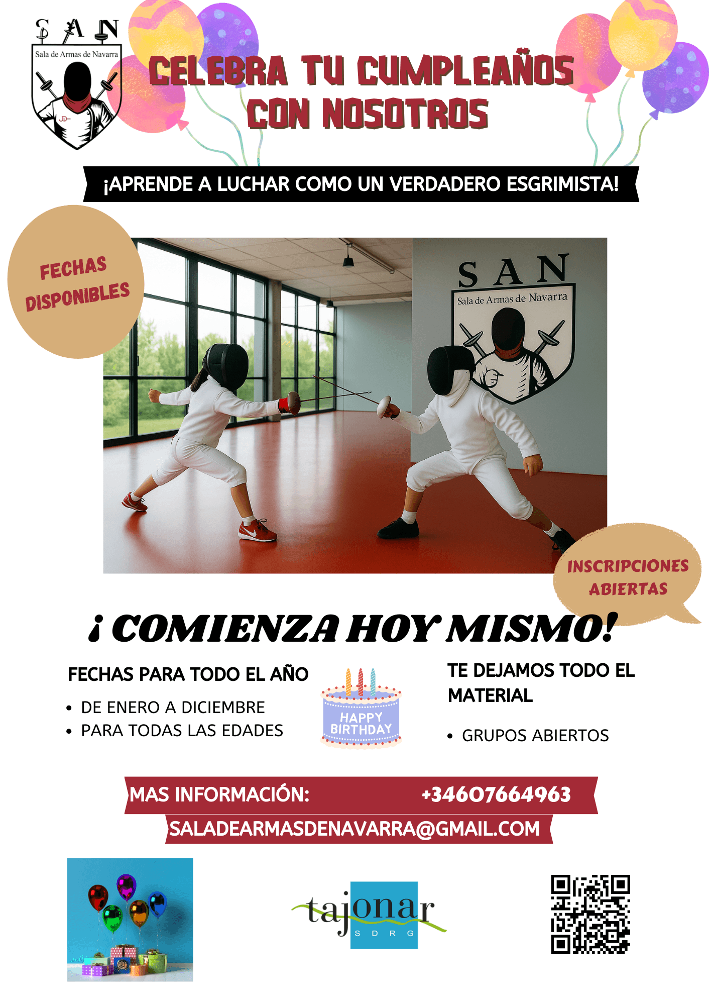 Celebra tu cumpleaños con nosotros